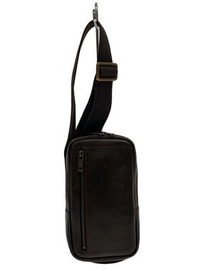 Louis Vuitton Waist Bag Leather Brown